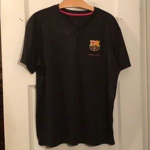 FCB FCBarcelona Futbol Soccer V-neck Shirt XL